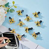 Bee Opaque Resin Car Air Vent Clips AJEW-AB00035-4