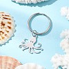 Ocean Theme 304 Stainless Steel Keychains KEYC-JKC01213-03-1