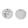 304 Stainless Steel Charms STAS-T059-26P-F-3