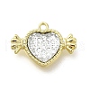 Transparent Clear Resin Rhinestone Charms FIND-B015-01B-LG-1
