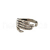 Alloy Adjustable Open Cuff Rings FS-WGDAB37-01-5