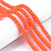 Handmade Polymer Clay Bead Strands X-CLAY-ZX006-01O-1