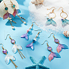 SUNNYCLUE DIY Mermaid and Fishtail Shape Drop Earring Making Kit DIY-SC0018-15-5