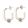 201 Stainless Steel Stud Earrings EJEW-Q026-10P-2