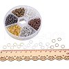1 Box 6 Color Iron Jump Rings IFIN-PH0001-7mm-08-3