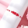Electroplate Glass Beaded Braided Bead Bracelets BJEW-MZ00183-02-1