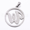 Non-Tarnish 304 Stainless Steel Pendants STAS-K162-076P-2