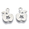 201 Stainless Steel Pendants STAS-R116-052-2