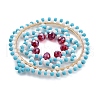 Seed Beads Beaded Pendants PALLOY-MZ00386-02-4