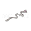 Rack Plating Brass with Cubic Zirconia Pendants KK-S504-01P-2