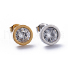 304 Stainless Steel Stud Earrings STAS-D0001-07B-1