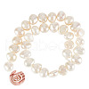 GOMAKERER 1 Strand Natural Cultured Freshwater Pearl Beads Strands PEAR-GO0001-26-1