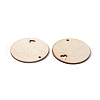 Unfinished Natural Poplar Wood Pendants WOOD-E010-07-2