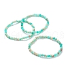 Synthetic Shoushan Stone Beaded Stretch Bracelets BJEW-D446-A-19-1