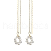 Mother's Day Jewellery Natural Pearl Ear Studs EJEW-P286-41G-1