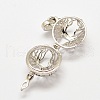 Brass Cage Pendants X-KK-P100-17P-NR-2