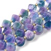 Natural Quartz Dyed Beads Strands G-U023-A02-16-2