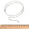 Alloy Upper Arm Open Cuff Bangles for Women BJEW-U037-01A-P-3