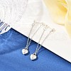 Heart Alloy Dangle Stud Earrings EJEW-JE06366-02-1