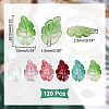 HOBBIESAY Transparent Glass Pendants GLAA-HY0001-01-2