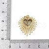 Brass Micro Pave Cubic Zirconia Pendants KK-S528-12G-3
