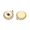 Ion Plating(IP) 316L Surgical Stainless Steel Pendants STAS-D035-05E-G-01-2