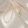 Mother's Day Jewellery Potato Natural Freshwater Pearl Beaded Necklaces NJEW-G153-05G-3