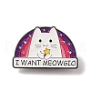 Cat Shape Enamel Pins JEWB-P039-11EB-01-1