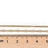 304 Stainless Steel Dapped Chain Double Layered Necklaces for Women NJEW-U050-02C-G-5