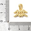 925 Sterling Sliver Micro Pave Clear Cubic Zirconia Pendants STER-Z012-06G-06-3