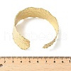 Brass Cuff Bangles for Women BJEW-A038-01C-G-5