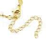 Brass Micro Pave Clear Cubic Zirconia Satellite Chain Locket Pendant Necklaces for Women NJEW-M009-03G-A-4