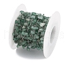 Handmade Natural Green Aventurine Chip Beads Chain CHS-H028-06A-07-3