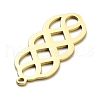 304 Stainless Steel Pendants STAS-D036-08G-2