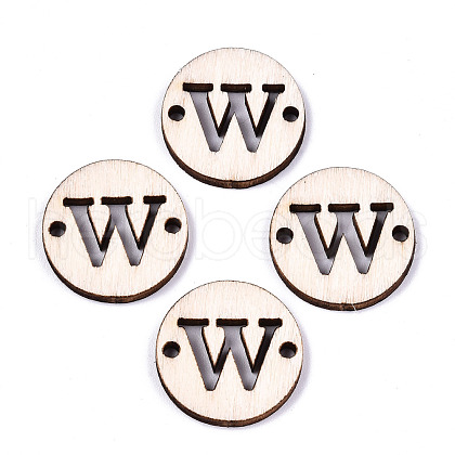 Unfinished Natural Poplar Wood Links Connectors WOOD-S045-140A-01W-1