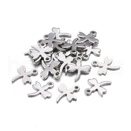 Non-Tarnish 201 Stainless Steel Charms STAS-F255-008P-1