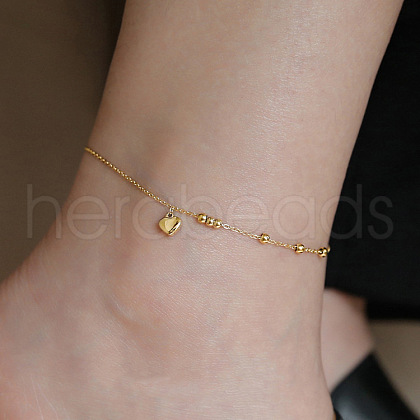 316L Surgical Stainless Steel Charm Anklets for Women FS-WG47470-09-1