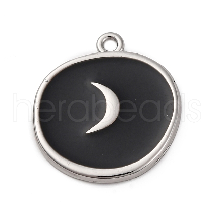 Alloy Enamel Pendants PALLOY-R162-03P-1