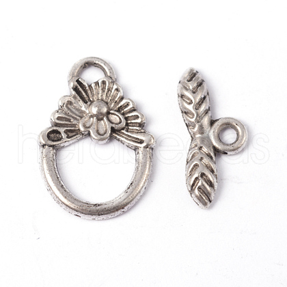 Tibetan Style Toggle Clasps X-A0122Y-1