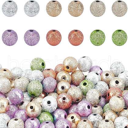   Spray Painted Acrylic Beads ACRP-PH0001-03-WH-1