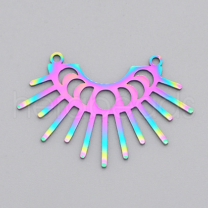 Ion Plating(IP) 201 Stainless Steel Pendant Links STAS-S105-LA506-1