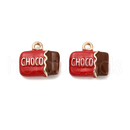 Alloy Enamel Pendants PALLOY-R155-01G-02-1