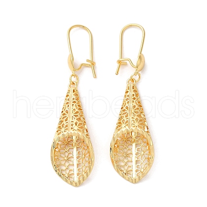 Rack Plating Brass Earrings EJEW-U012-08G-1