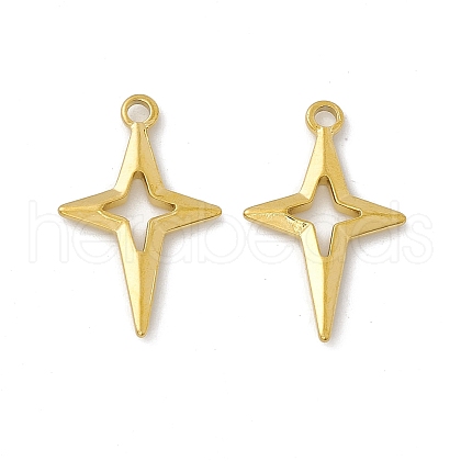 PVD Vacuum Plating 304 Stainless Steel Pendants STAS-E169-17G-1