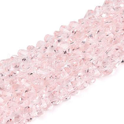 Transparent Glass Beads Strands GLAA-N018-4mm-08-1