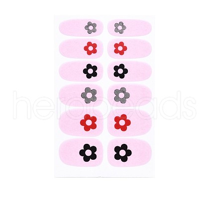Flower Series Full Cover Nail Decal Stickers MRMJ-T109-WSZ477-1