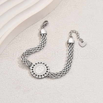Stainless Steel Panther Chain Bracelets TY0900-2-1