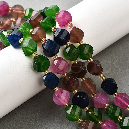 Natural Quartz Dyed Beads Strands G-U023-A02-11-1
