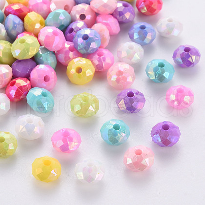 Opaque Acrylic Beads MACR-Q239-018-1