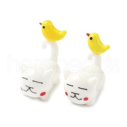 Cat with Bird Home Decorations LAMP-D301-07-1
